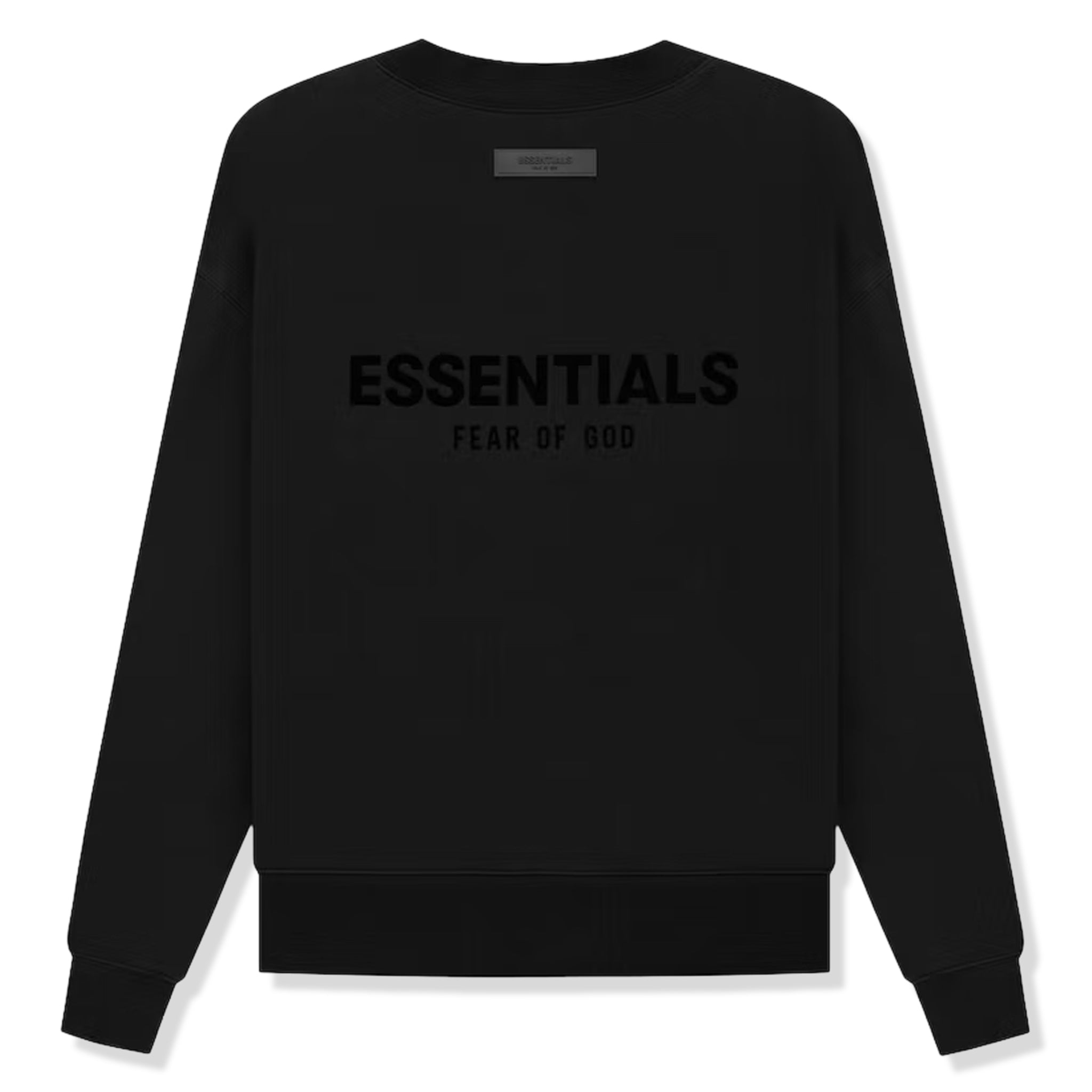 Image of Fear of God Essentials Black Crewneck (SS22)